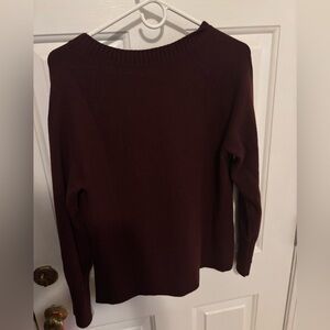 NWT Banana Republic Women's Deep Burgundy Crewneck Sweater